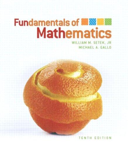 Fundamentals of mathematics