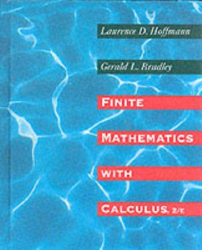 Finite mathematics with calculus
