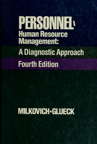 Personnеl Human Resource Management. A Diagnostic Approach