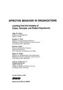 Effective behavior in organizations