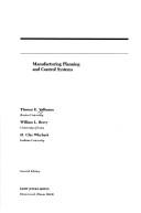 Manufacturing planning and control systems
