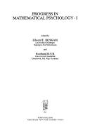 Progress in Mathematical Psychology - I