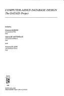 Computer-Aided Database Design. The DATAID Project