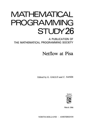 Netflow at Pisa