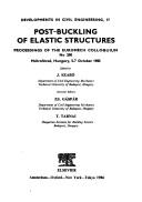 POST-BUCKLING   of Elastic Structures