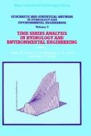 Stochastic and Statistical Methods in Hydology and Environmental Engineering
