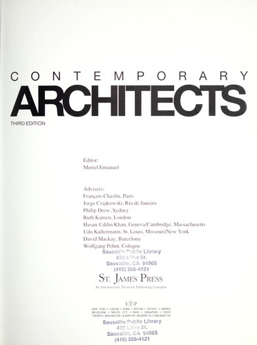 Contemporary  Architects