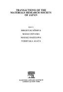 Transactions of the Materials Research Society of Japan
