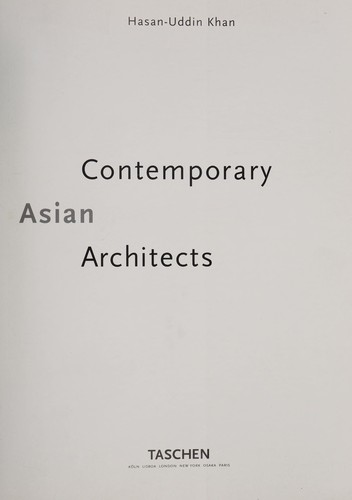 Contemporary Asian Architects