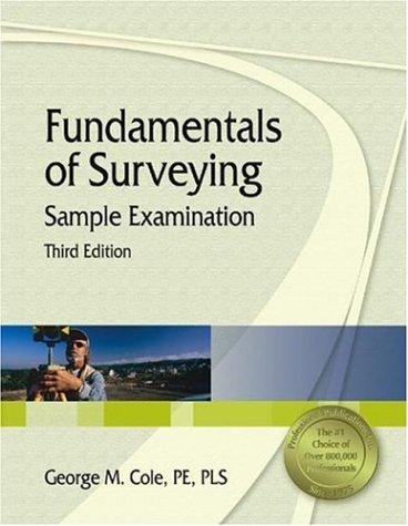 Fundamentals of Surveying. Sample Examination