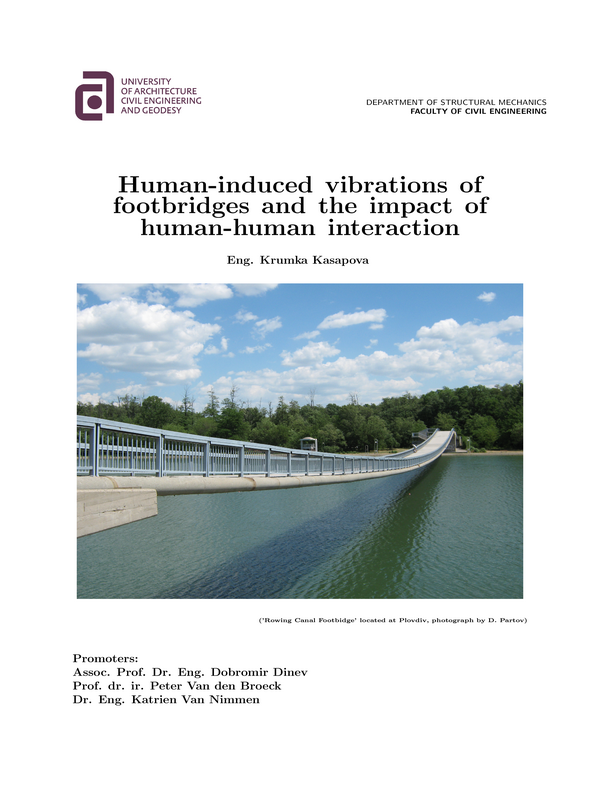 Human - induced vibrations of footbridges and the impact of human-human interaction