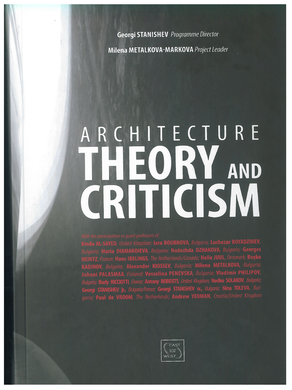 Architecture Theory and Criticism