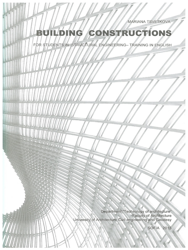 Building constructions. For students in structural engineering- training in english