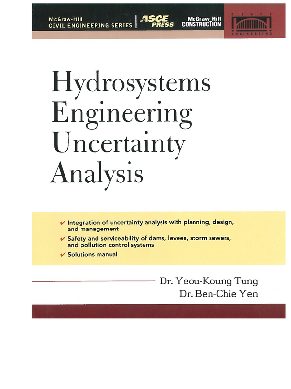 Hydrosystems Engineering Uncertainty Analysis