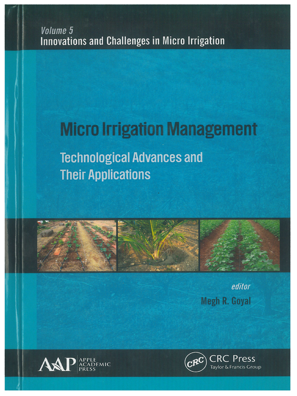 Micro Irrigation Management. Technological Advances and Their Applications