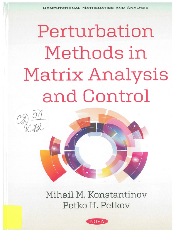 Perturbation Methods in Matrix Analysis and Control