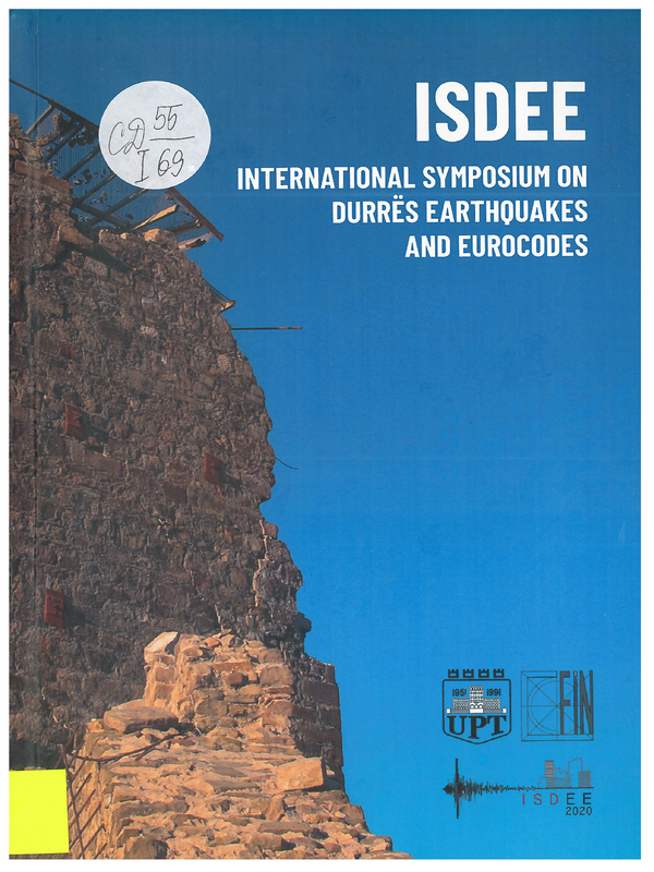 International Symposium on Durres Earthquakes and Eurocodes. ISDEE. Tirana, 2020, September 21 - 22