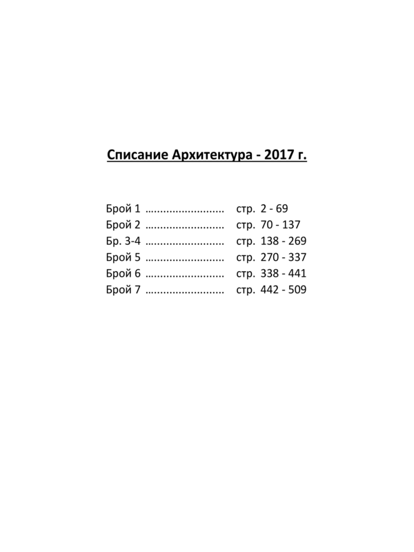 Архитектура