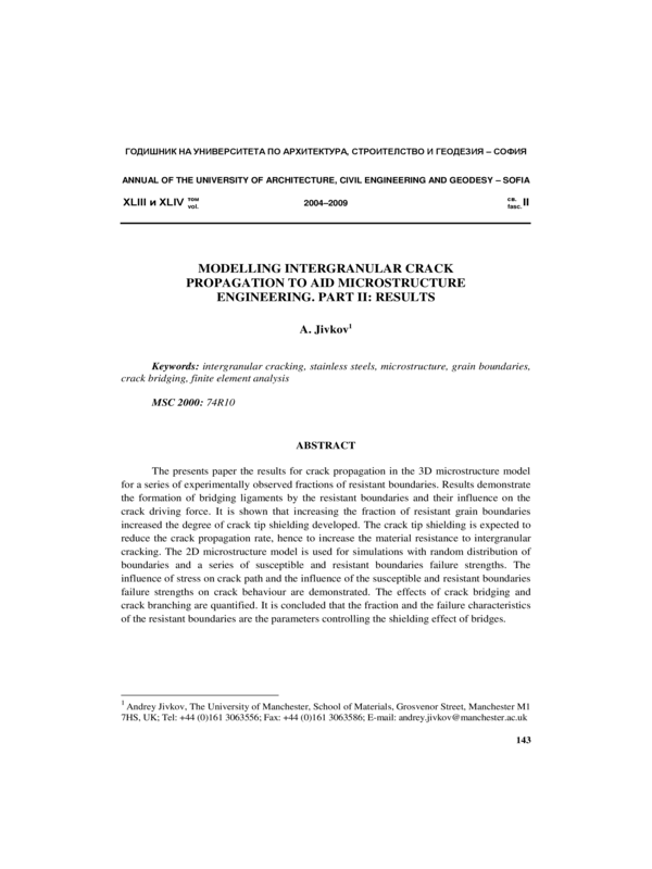 Modelling intergranular crack propagation to aid  microstructure engineering. Part  II: Results