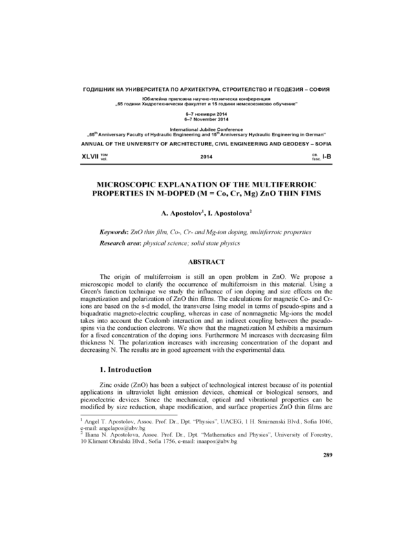 Microscopic explanation of the multiferroic properties in M-doped ZnO thin films