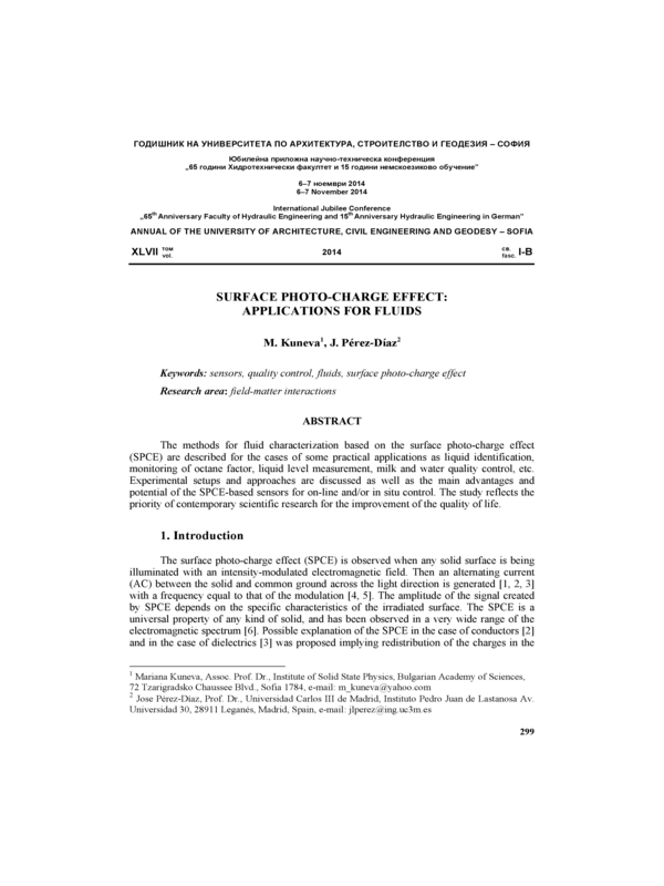 Surface photo-charge effect : applications for fluids